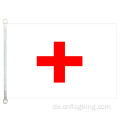 Blanc Croix Rouge Flagge 100% Polyester 90*150CM